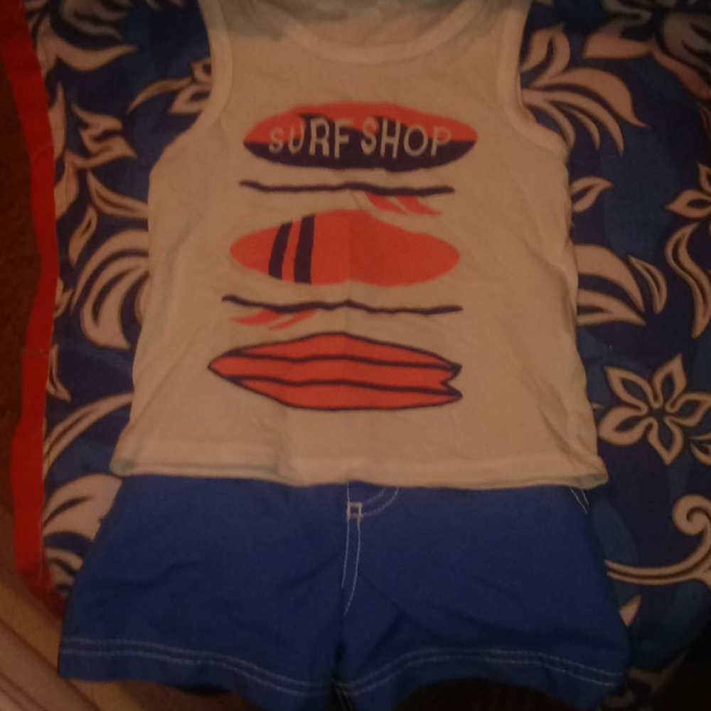 Adorable 18 months little boys surf outfit!!!**